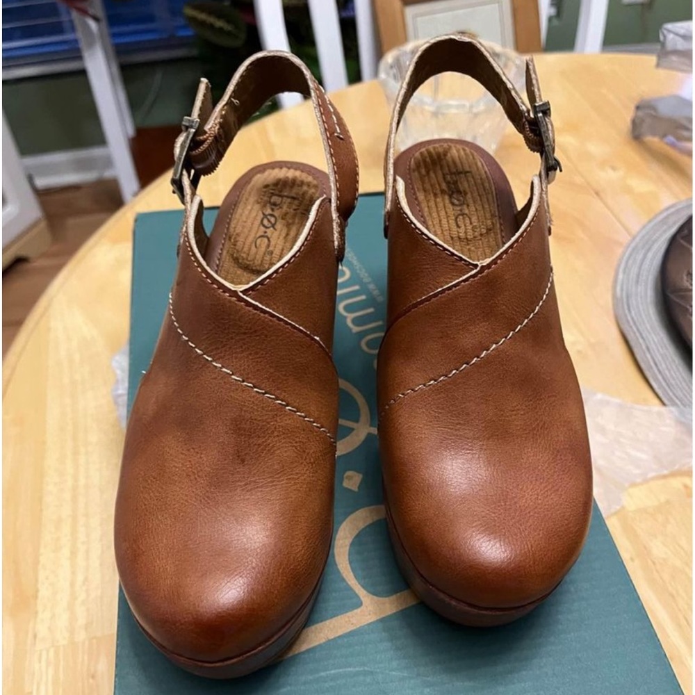 B.O.C slingback heels. New. 3” heel. Very cute with jeans. Runs small. Size 6.